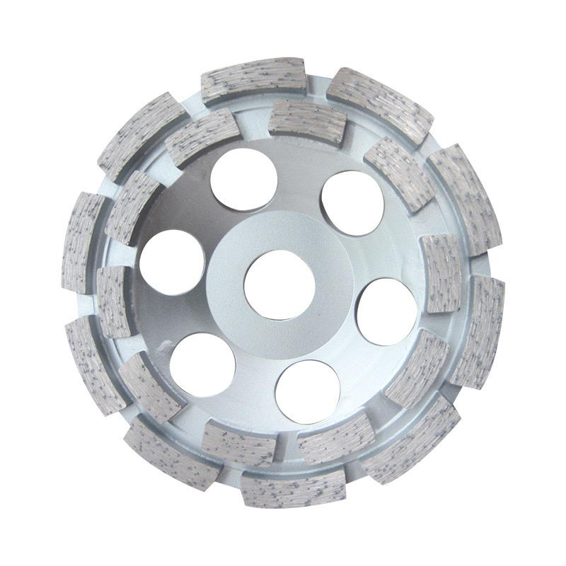 Diamond Turbo Cup Grinding Wheel for Concrete Cyclone Type for Concrete Double Row Type