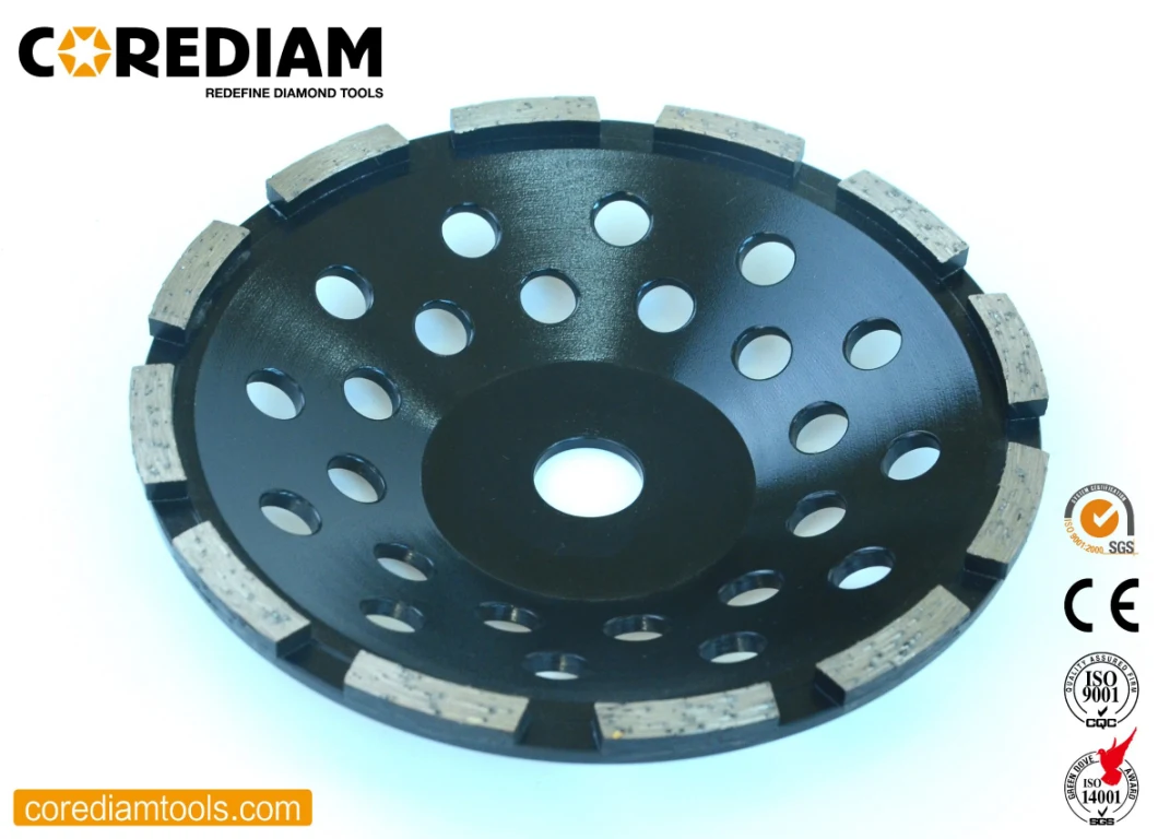 All Size Single Row Diamond Grinding Cup Wheel for Concrete and Masonry Materials in Your Need/Diamond Grinding Cup Wheel/Diamond Tool