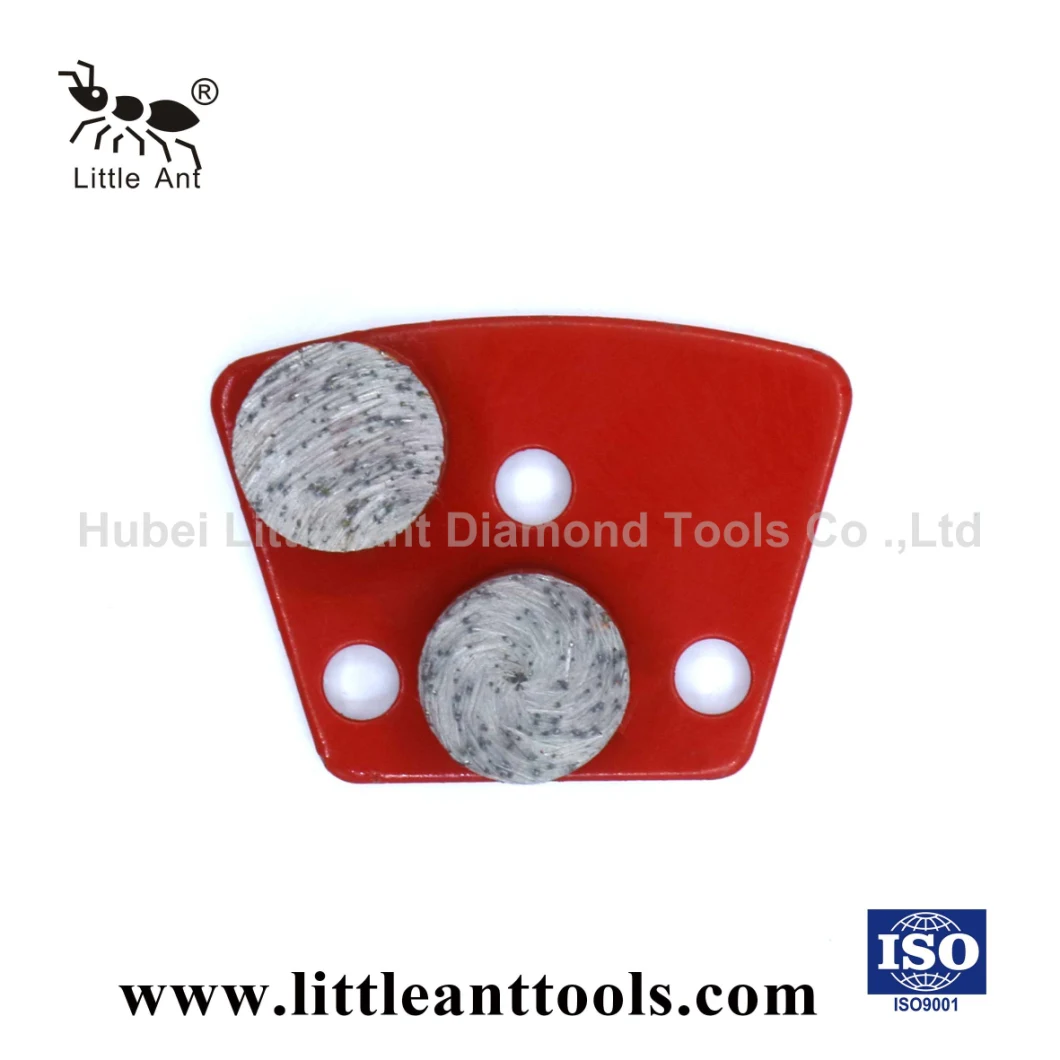 China Little Ant Trapezoid Grinding Shoes / Floor Grind Plate