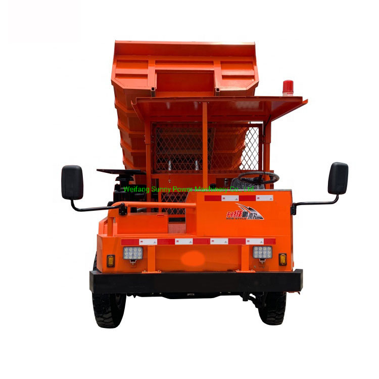 Fuel-Efficient and Durable 4 Wheels Diesel Dumper Truck for Mining