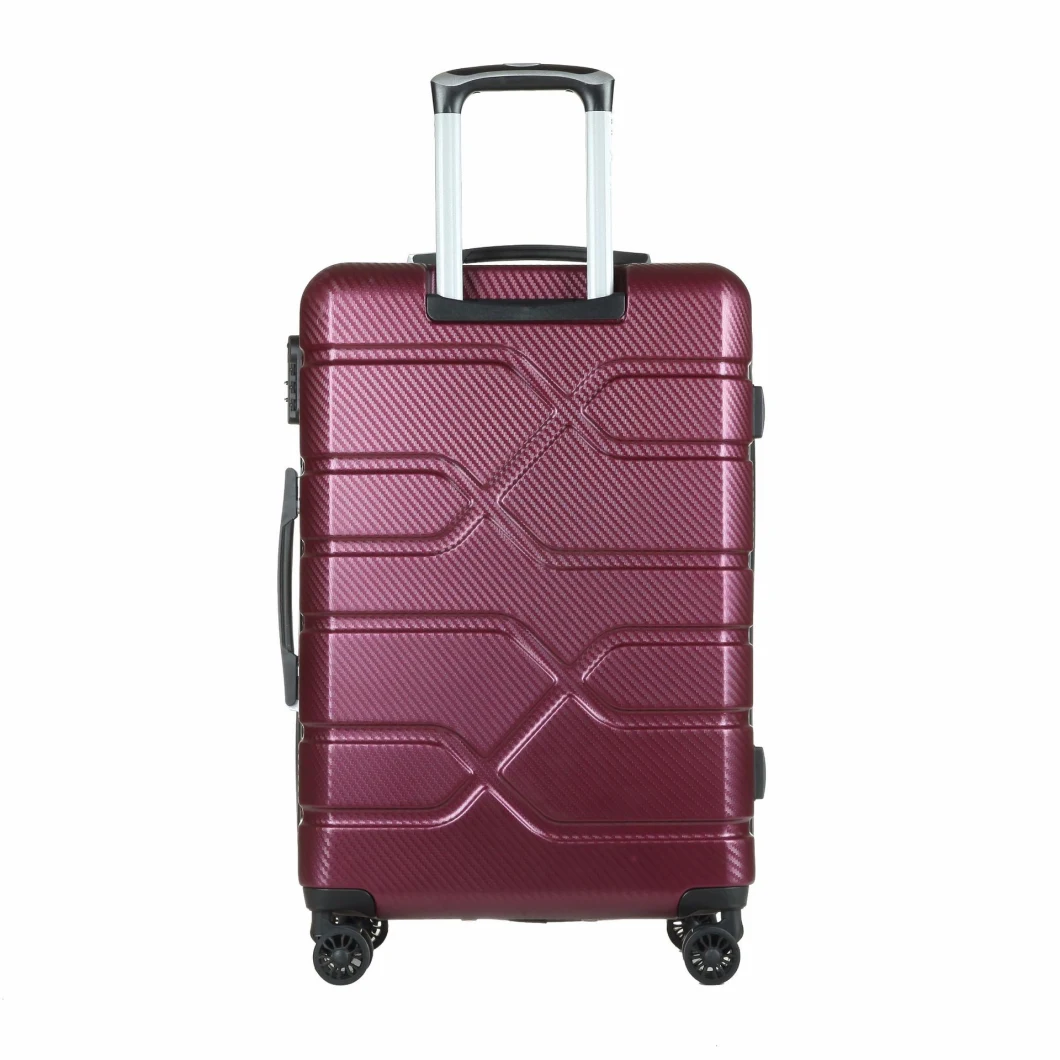 OEM ABS Polish Travel Suitcase 360 Degree Wheel Trolley Luggage Case 