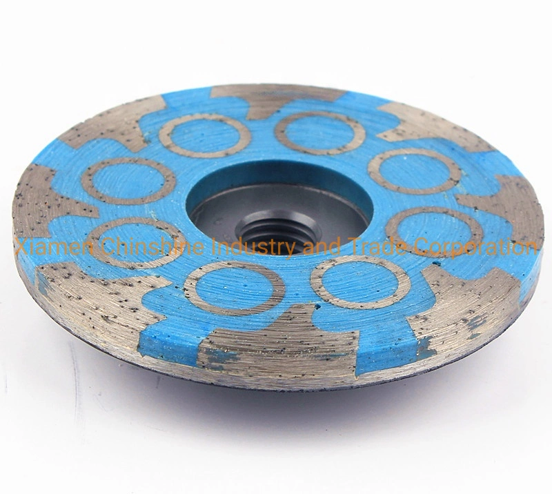 Top Quality Brazed 7 Inch Turbo Diamond Concrete Floor Grinding Cup Wheel