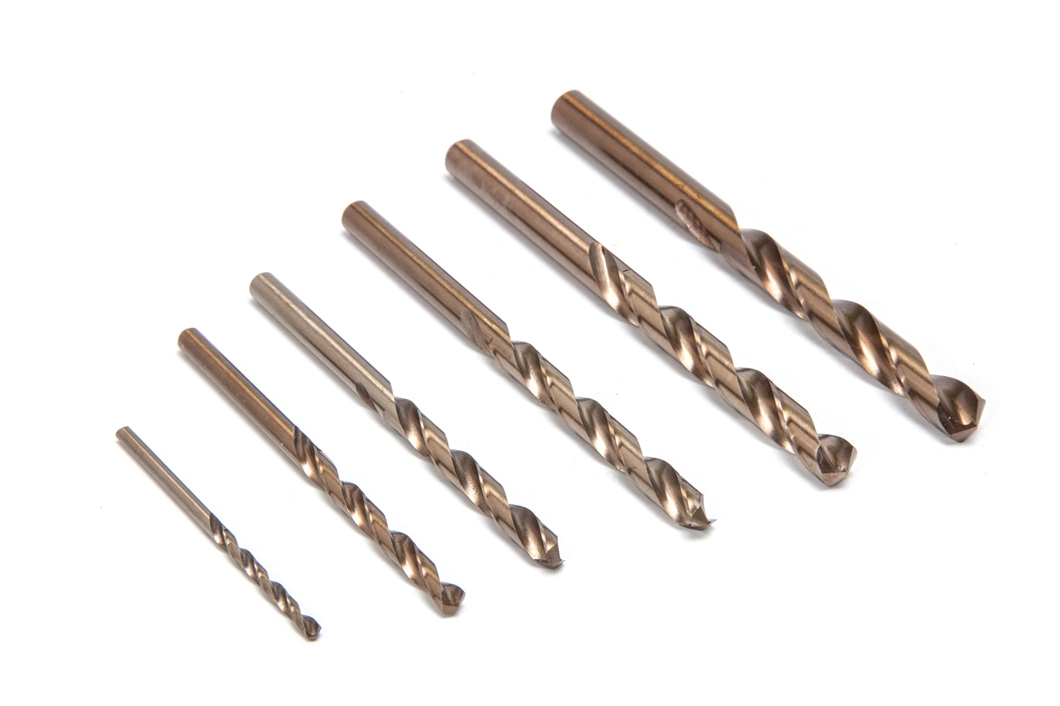 DIN338 M35 HSS Cobalt Drill Bits 5% Co Drills for Metal and Stainless Steel Drilling