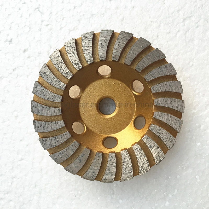 Stone Concrete Diamond Disc Single Row Turbo Cup Grinding Wheel