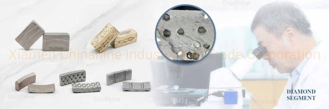 Chinshine Diamond Segments for Core Drills Bits and Crown Core Bits
