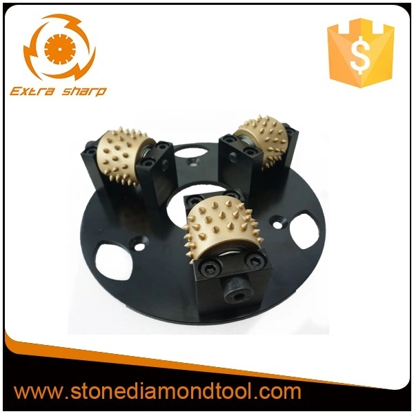 200mm Diamond Stone Bush Hammer Roller Plate for Floor Grinder