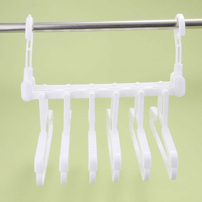 Hot Sales Plastic Clothes Hanger Home Storage Racks Foldable