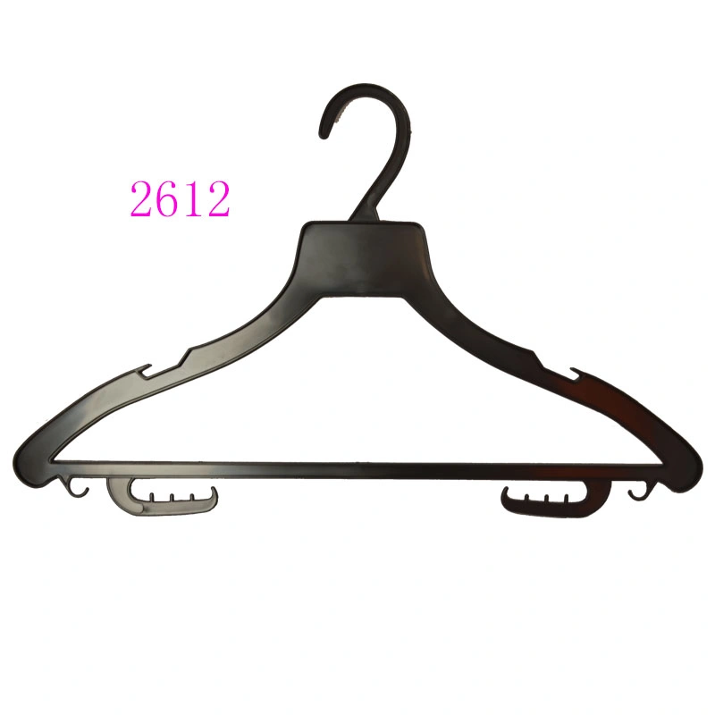 Flat Hotel Use Hanger PP PS Material Clothes Hanger Rack