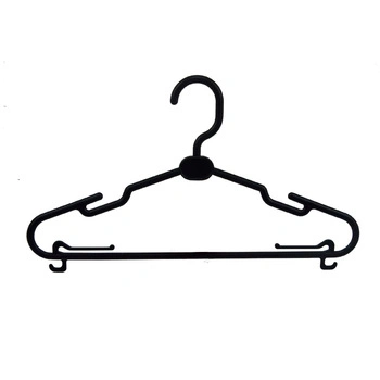 Plastic Black Hanger PP Material New Product Non-Broken Hangers