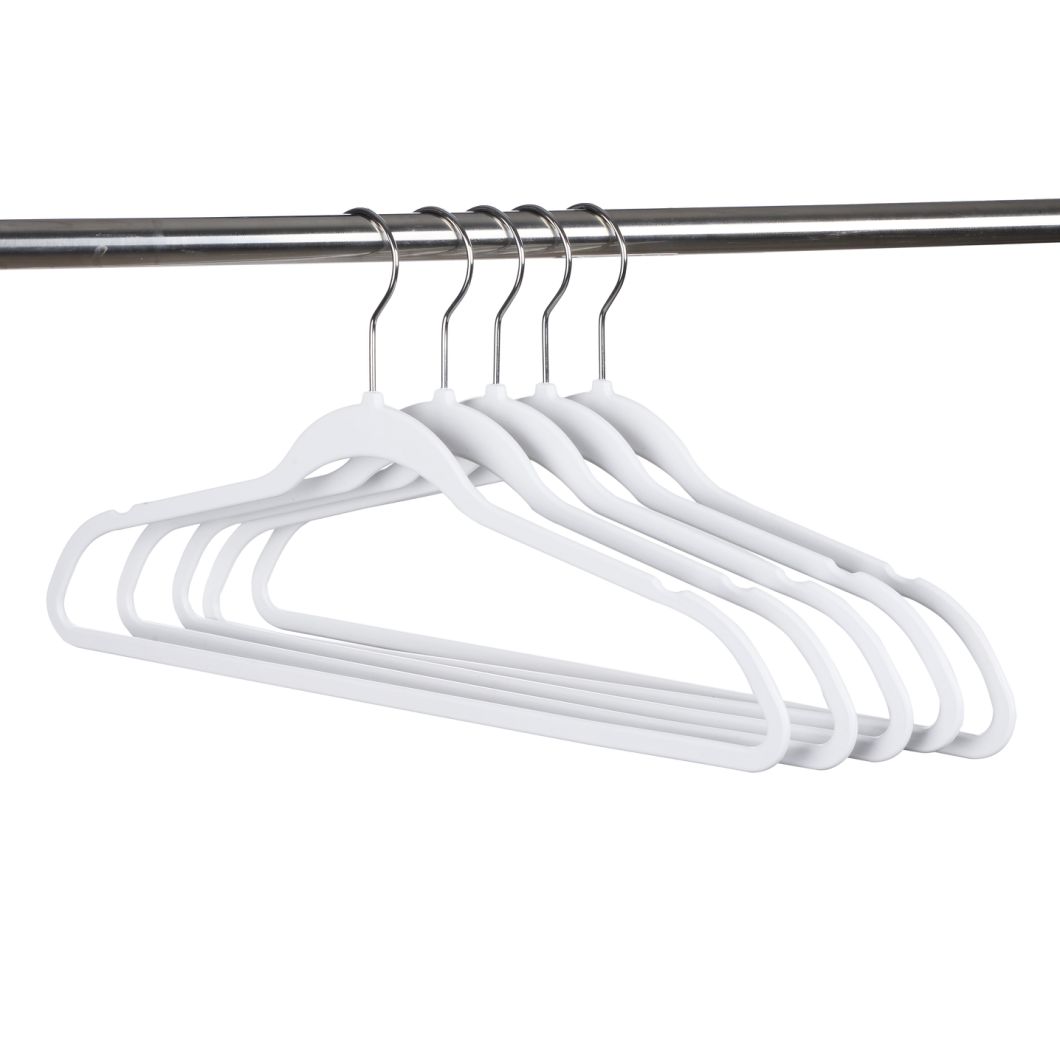 Amazon-Hot Selling ABS Material White Plastic Hangers