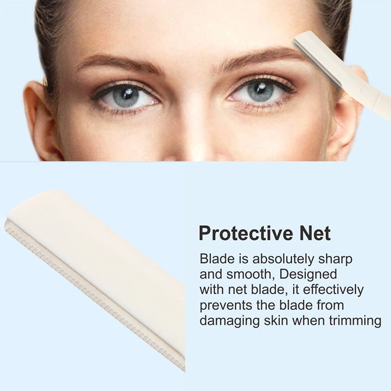 D115 Waste Free Eyebrow Razor Facial Wheat Straw Razor Eco Friendly Razors for Women