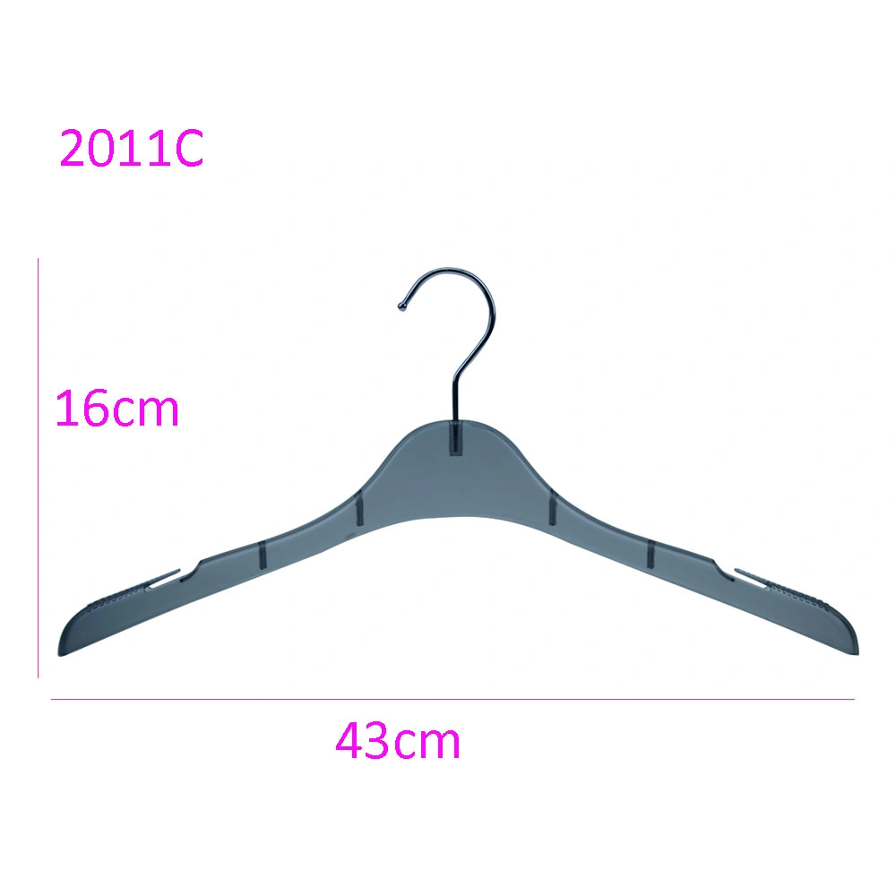 Translucence Gray Hangers Clothes Men Hangers with Non-Slip