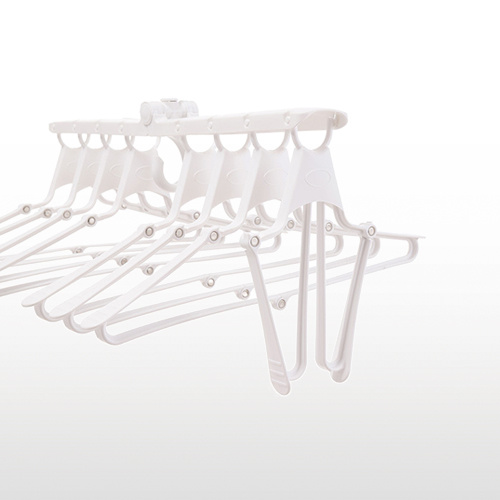 8 Racks Plastic Hanger Magic Hanger Multi Functional Folding Hanger