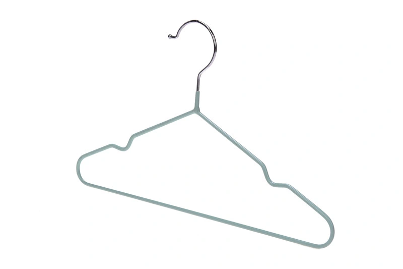 Winsun Cloth Rack Wholesale Baby Hanger PVC-Coating Kids Display Suit Metal Hanger