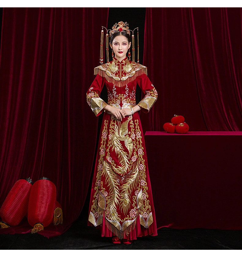Professional Supplier of Kinds of Fashion Dress, Wedding Dress, Evening Dress, Veils, Bridal Dress Chinese Wedding Dress