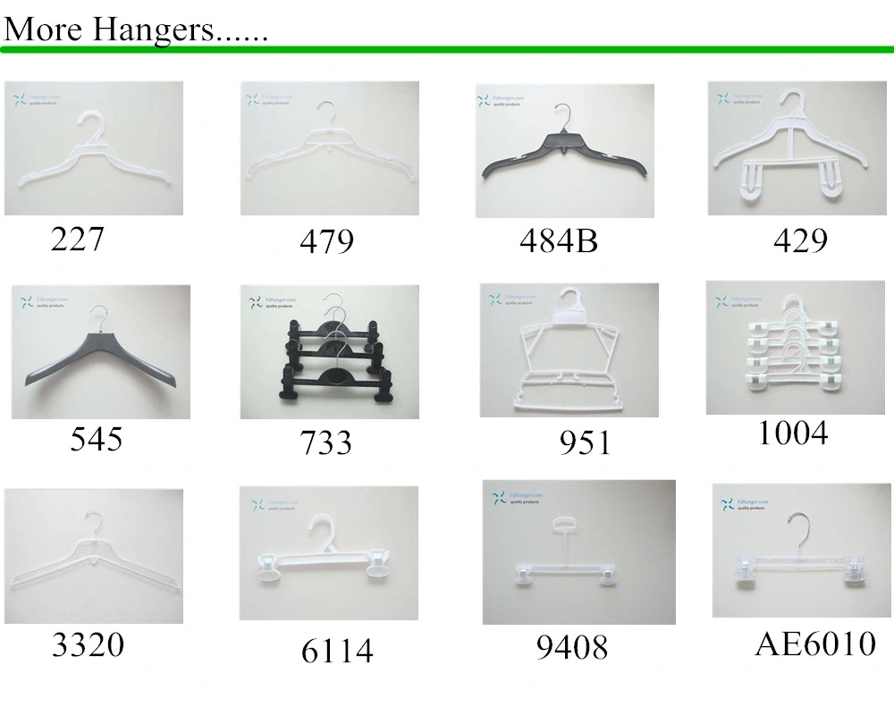 Black Pant Hanger for Clothes Stores, 25cm Plastic Vics Trouser Hangers for Display