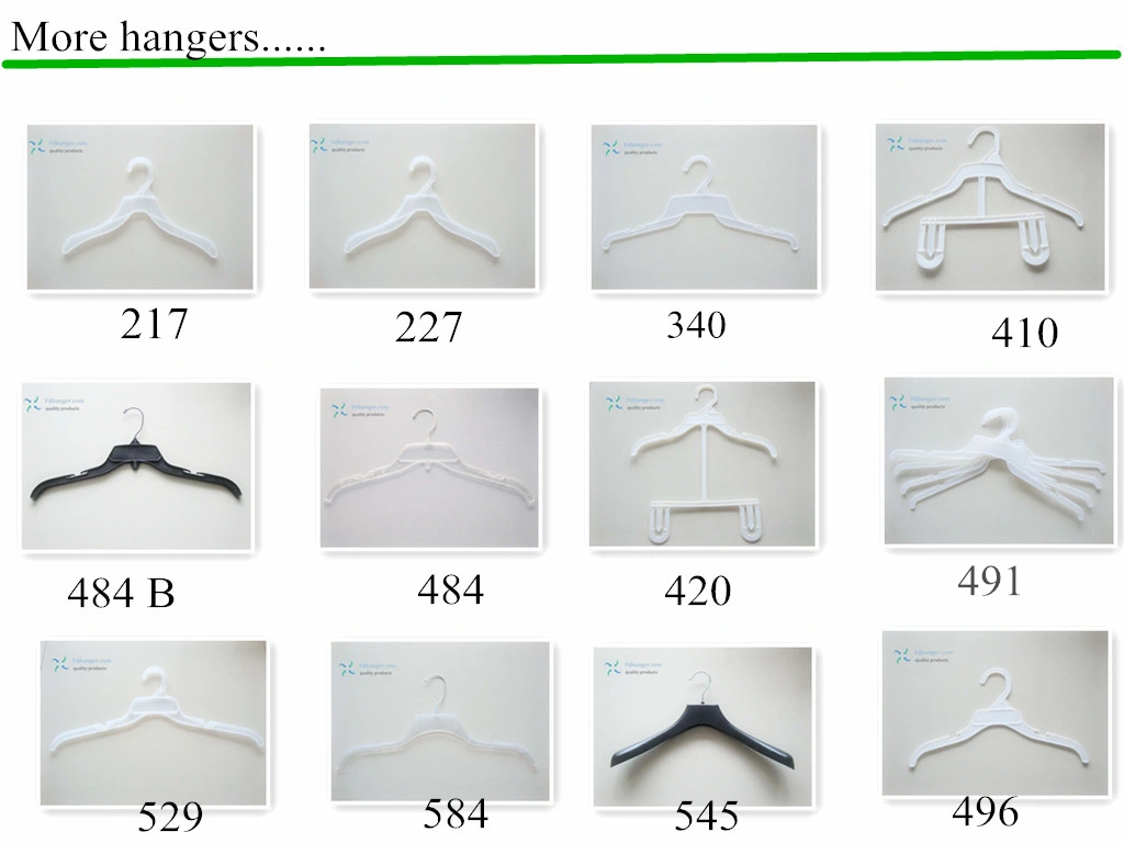 Black Top Coat Hanger / Plastic Laundry Coat Hanger