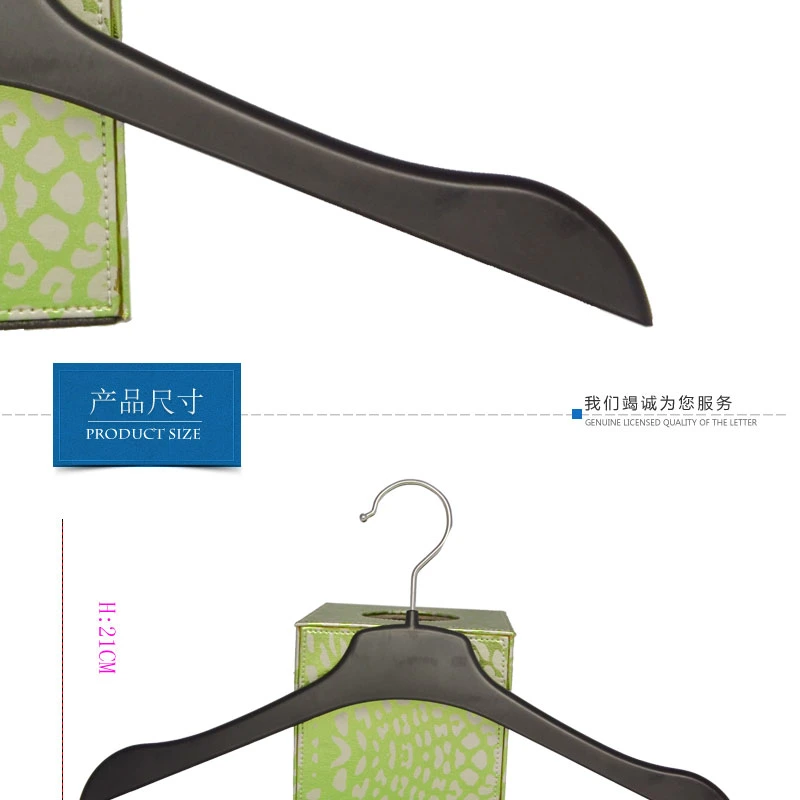 Eco-Friendly Plastic Flat Thin Space Saving Womens Top Hangers