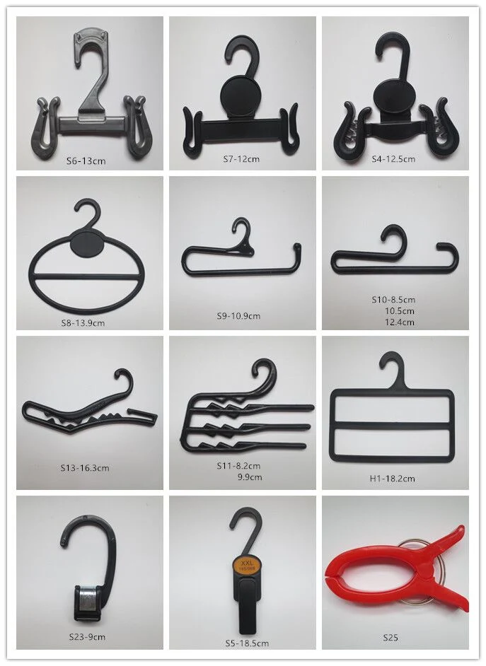 Folded Plastic Pant Hanger, Plastic Towel Coat Hanger