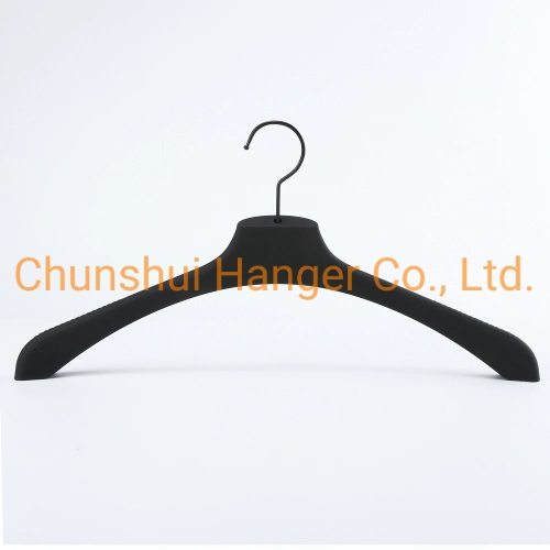 Factory Direct Sales Soft Touch Mens Top Hanger/ Shirt Hanger / Jacket Hanger /Coat Hanger Rack and Clothes Hanger