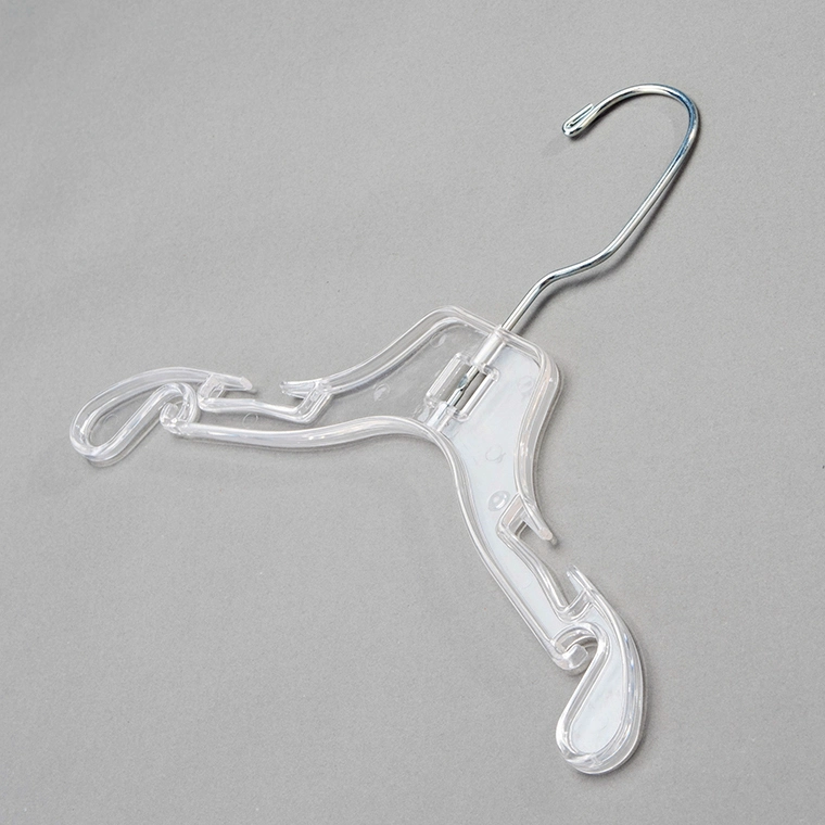 10'' Kids Hangers Plastic Transparent Top Hangers
