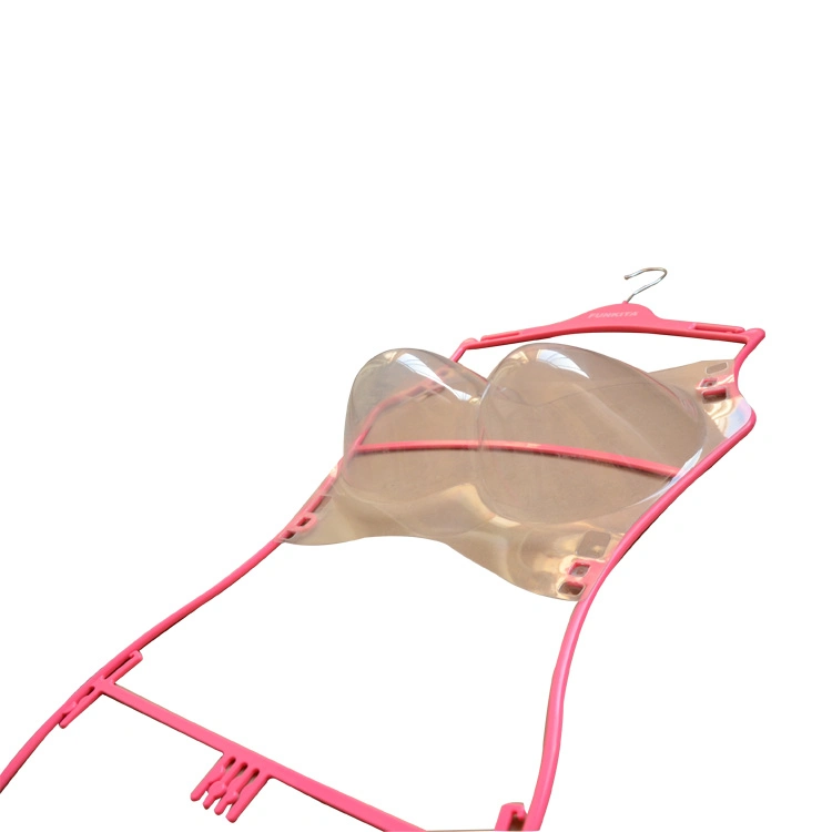 Flat Cheap Color Plastic Hangers Full Body Swimwear Hanger Rack