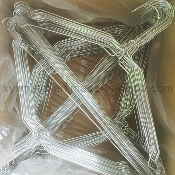 Galvanized Steel Clothes Coat Garment Metal Wire Hanger for Commercial Laundries