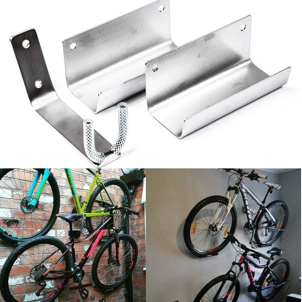 Wall Mounting Hanger Bicycle Bracket Hook Wheel Holder Horizontal Indoor Storage Hanger for Bike