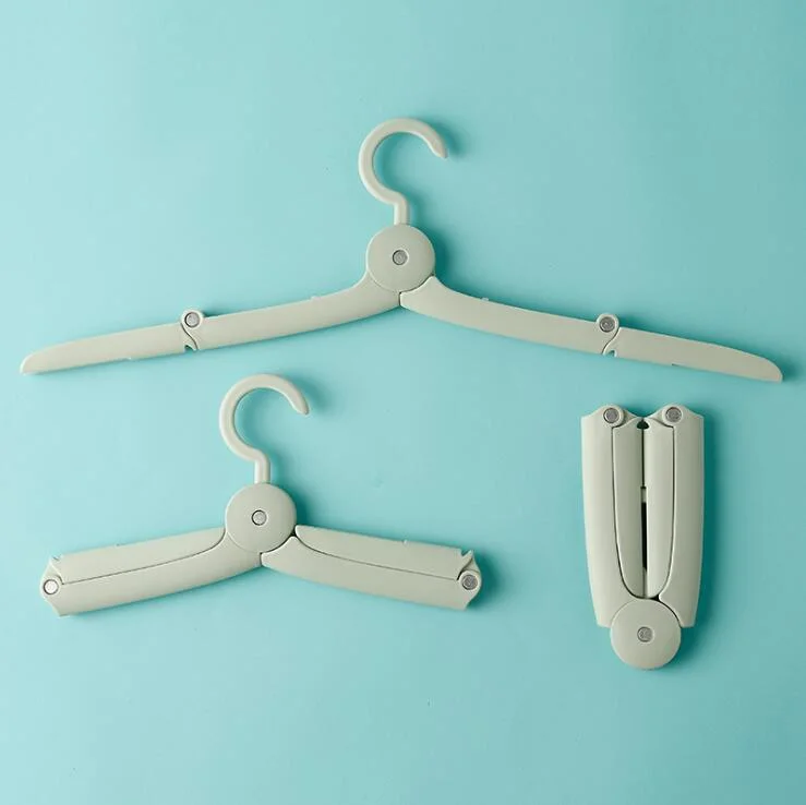 Multifunctional Dormitory Folding Clothes Hanger for Folding Hanger Travel Non-Slip Clothes Drying Rack (ESG11755)