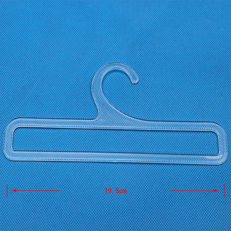 Clear Circle Round Plastic Scarf Hanger / Tie Underwear Plastic Cloth Hangers