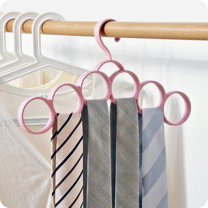 New Style Plain Thick Hanger, Multifunctional Scarf, Scarf Rack, Belt Rack, Plastic Tie Storage Hanger