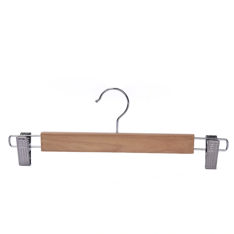 Winsun Hanger Clothes Drying Rack Hanger Kids Trousers Clip Display Wooden Hanger