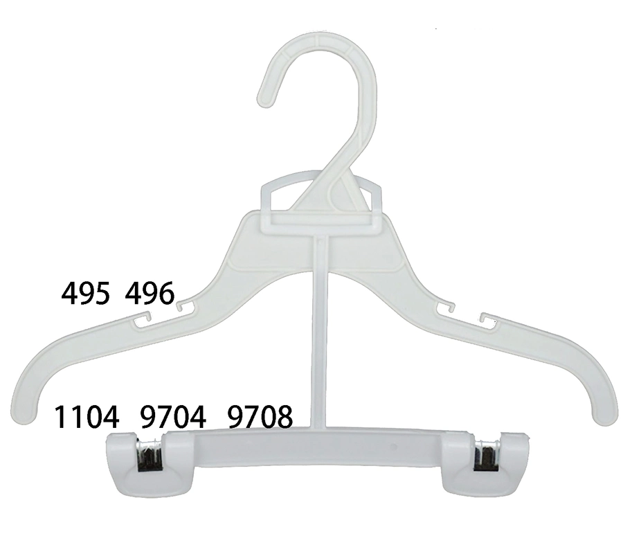 Cheap Space Saver Bottom Hanger, Children Frame Plastic Hangers