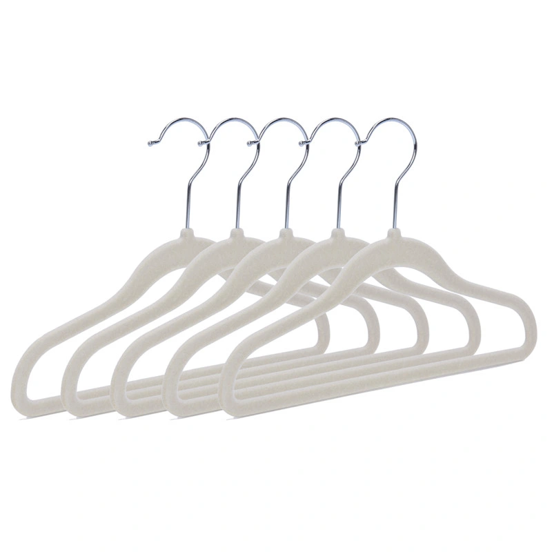 Winsun Wholesale Baby Hanger Laundry Rack Flocking Clothes Velvet Hanger