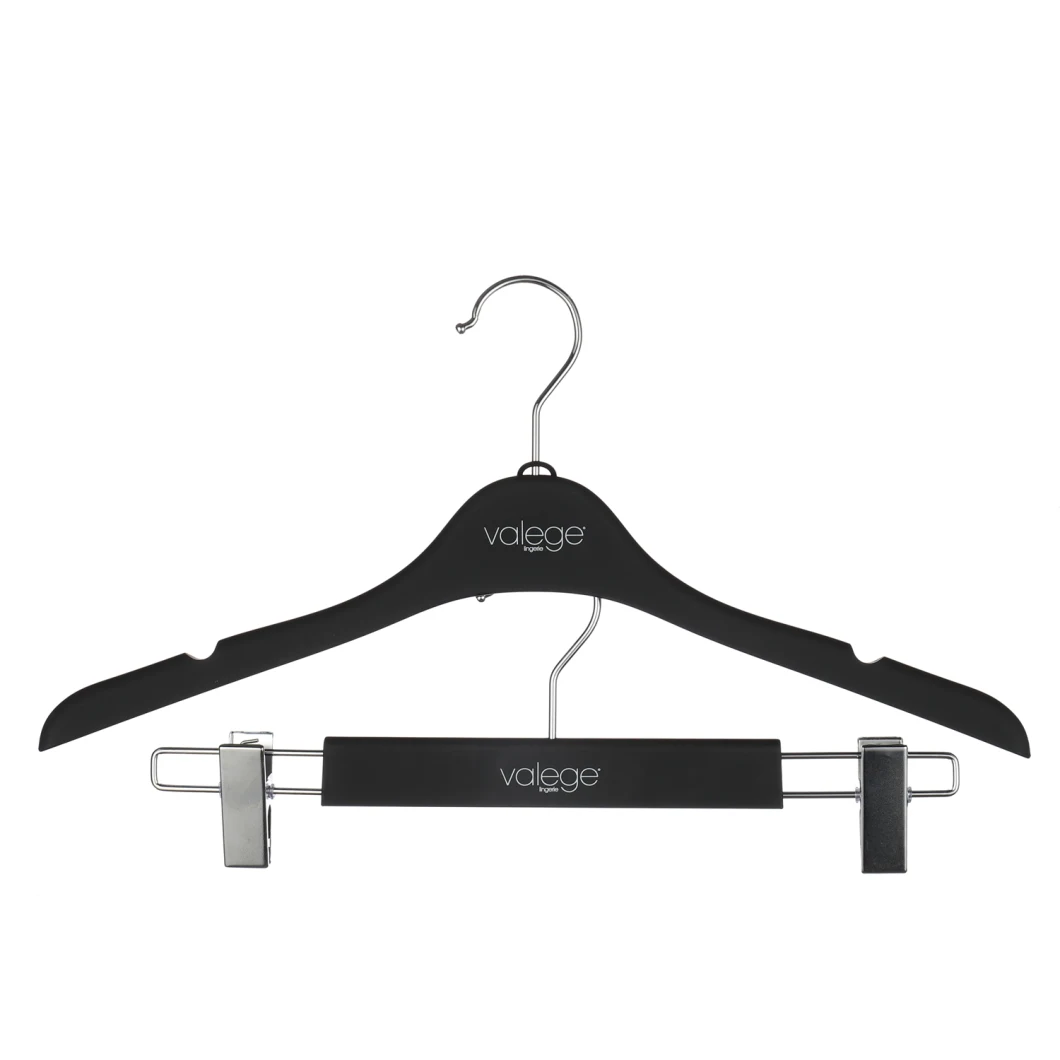 Hot Sale Shirt Clothing Hangers Customized Logo Printed Hangers Rack