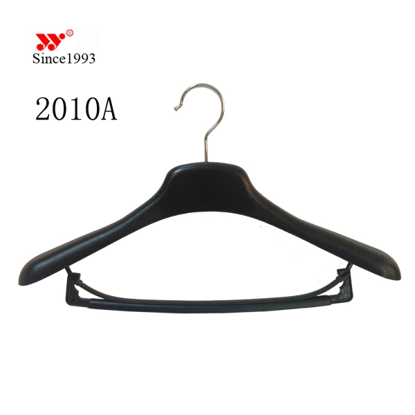 Brand Company Logo Clothing Display Plastic Suit Hangers for Tops