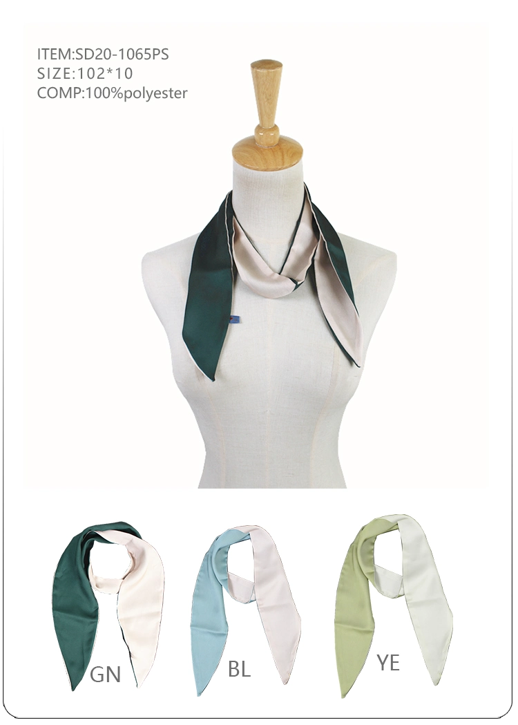 Tie Scarf Fashion Scarf Polyester Scarf Silk Scarf