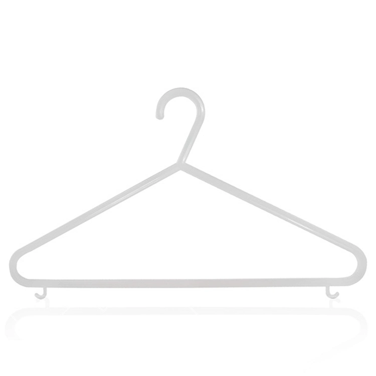 Quality Plastic Coat Hanger Plastic Clothes Hanger with Loop Hooks