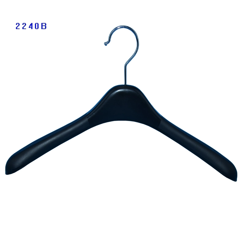 Women's Black Hanger Plastic Clothing Hangers for Laundry Dress Shirts