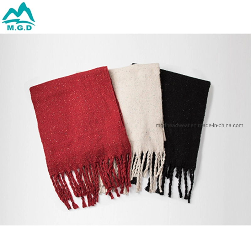 2020 Wholesale Winter OEM Factory Acrylic Women Cashmere Scarf Women Thick Shawls Wool Scarf for Winter