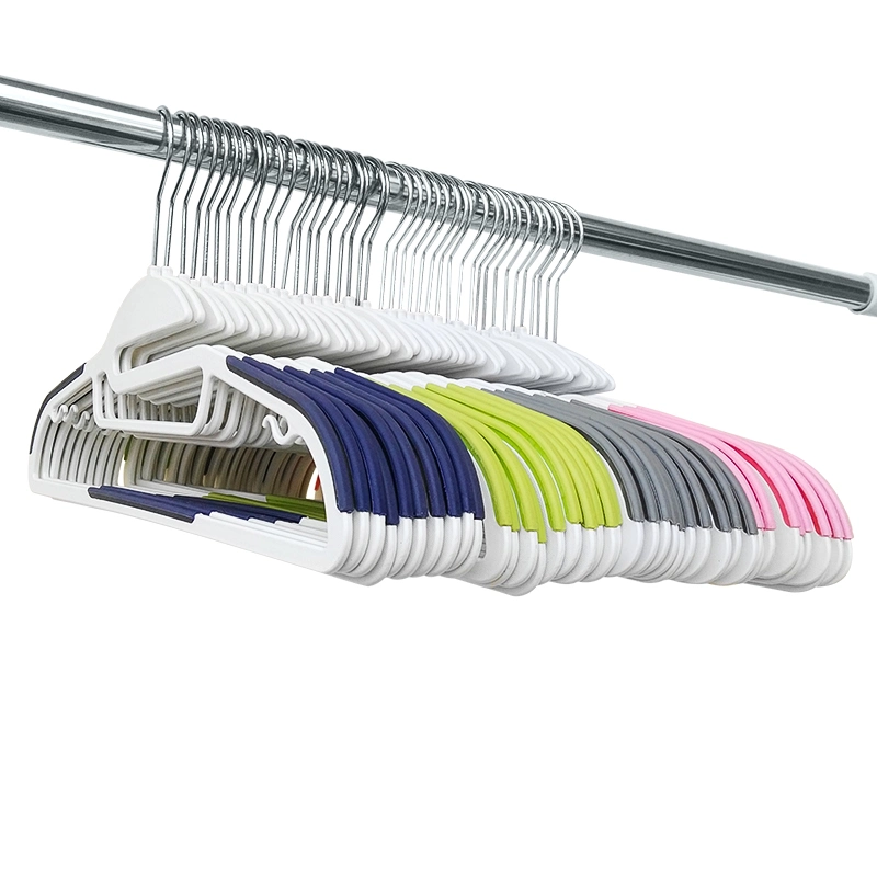 Hot Selling Plastic Top Hanger, Laundry Clothes Hanger Wholesale Dry Plastic Cloth Hanger
