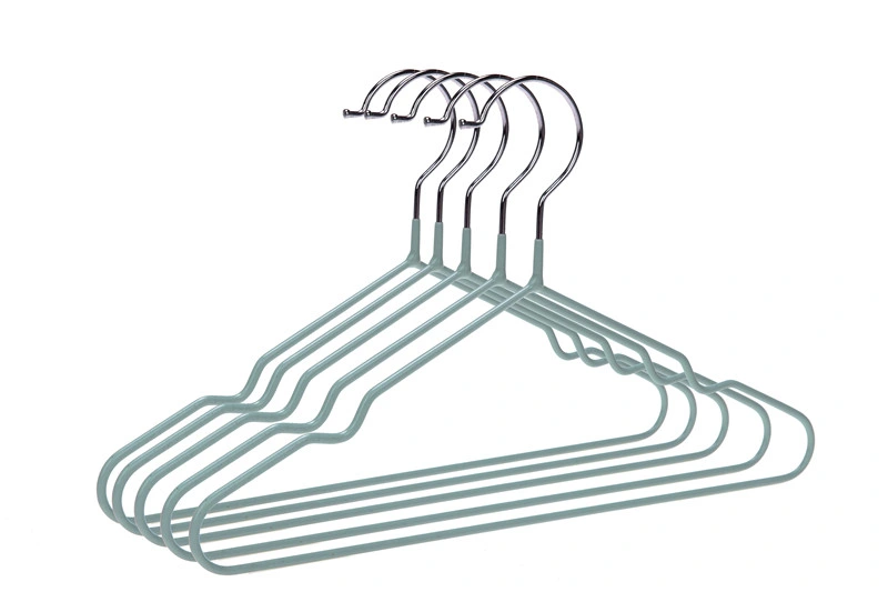 Winsun Cloth Rack Wholesale Baby Hanger PVC-Coating Kids Display Suit Metal Hanger