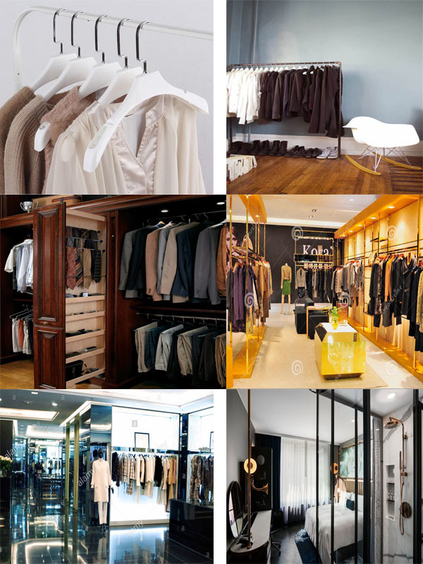 Black Velvet Hanger Closet Suit Clothes Thin Laundry Usage Hanger
