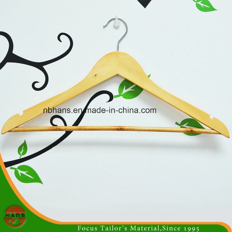 Wholesale of High Quality Natural Wooden Hangers (4312-1#)