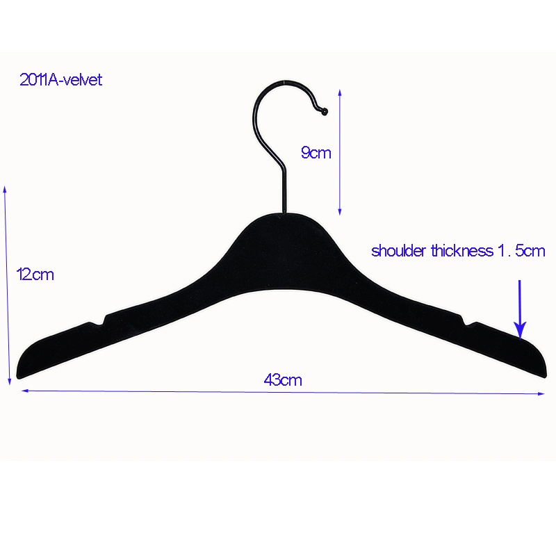 Non-Slip Flocked Velvet Clothes Hangers Thin Space Saving Hanger