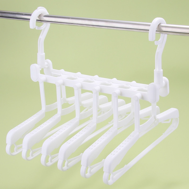 Plastic PP Clothes Hanger Home Storage Racks Foldable
