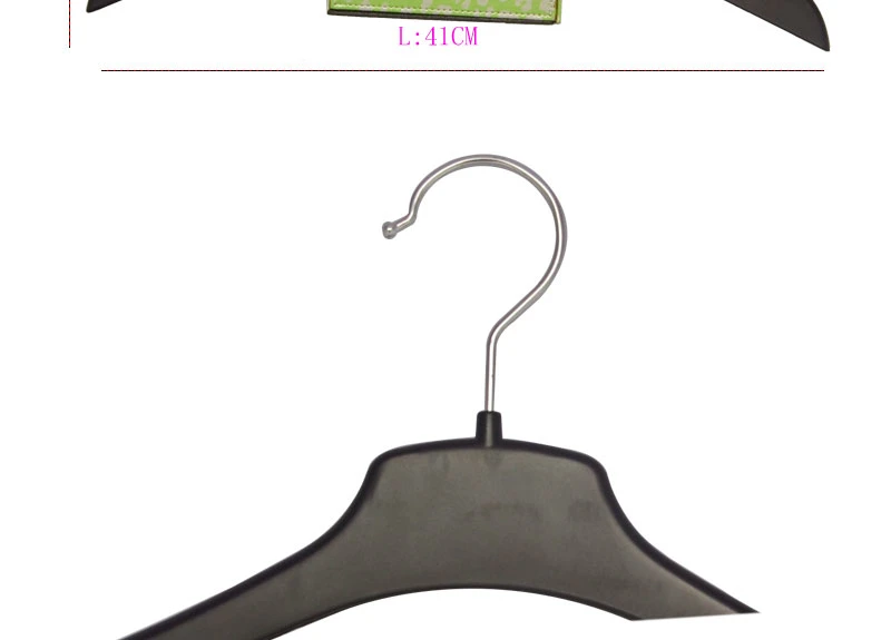 Eco-Friendly Plastic Flat Thin Space Saving Womens Top Hangers