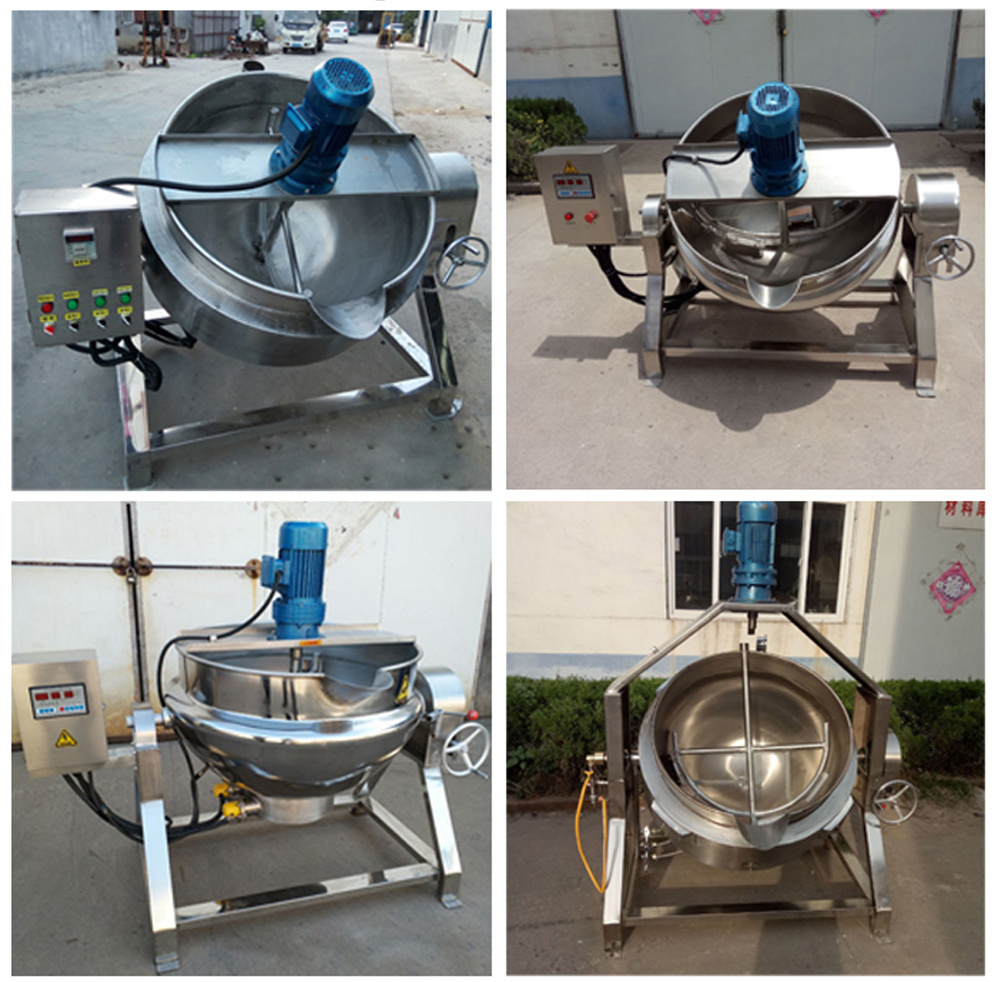 China Manufacture Jacketed Cooker Cooking Kettle with Oil Jacket