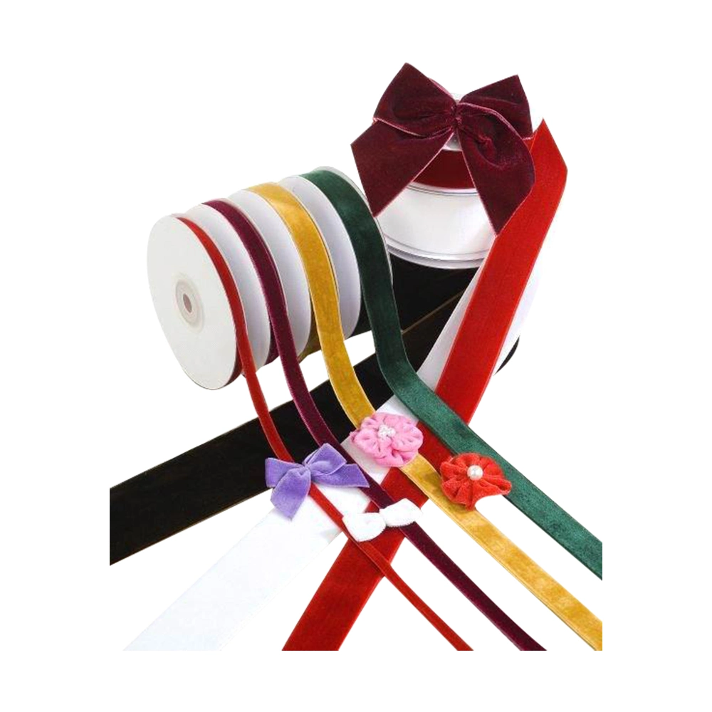 Garment Use Velvet Bow Factory Wholesale Velvet Ribbon