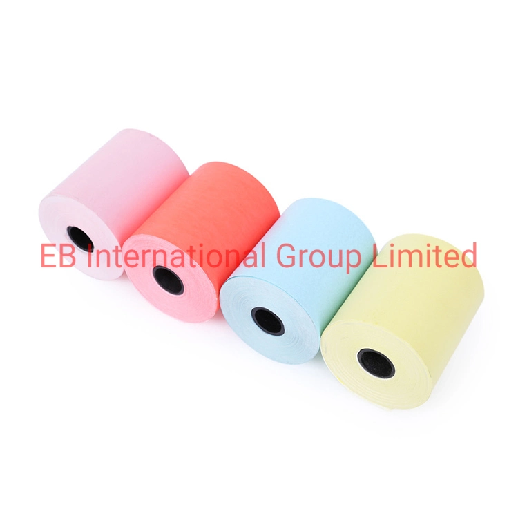 bank equipment supplier pink color thermal sensitive paper TPP-57-76-13